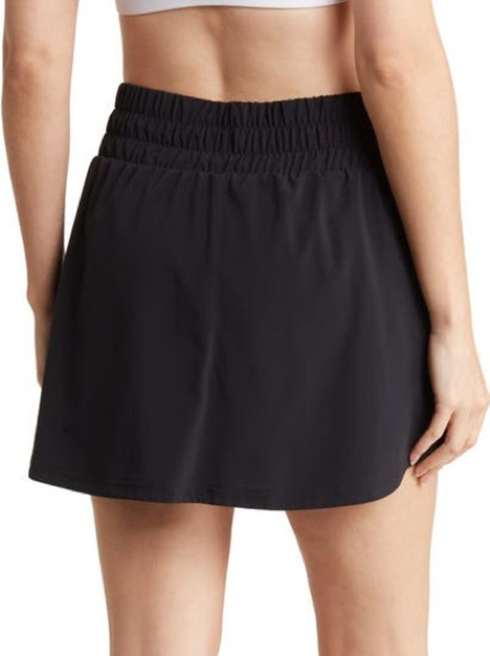 Z by Zella Interval Athletic Workout Skorts Black Stretch Waist Short Lined - Picture 11 of 11